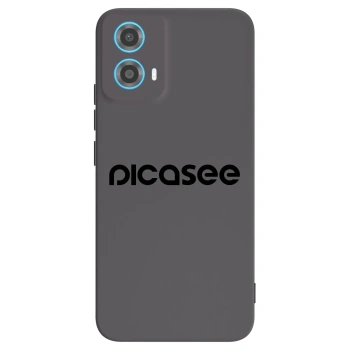 Picasee crna silikonska maskica za Motorola Moto G34 5G - Picasee - new logo - black