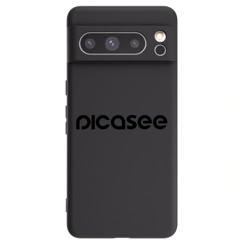 Picasee crna silikonska maskica za Google Pixel 8 Pro - Picasee - new logo - black