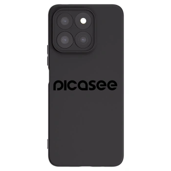 Picasee crna silikonska maskica za Honor X8c - Picasee - new logo - black