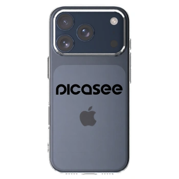 Picasee silikonska prozirna maskica za Apple iPhone 17 Pro - Picasee - new logo - black