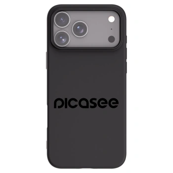 Picasee crna silikonska maskica za Apple iPhone 17 Pro Max - Picasee - new logo - black