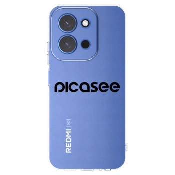 Picasee silikonska prozirna maskica za Xiaomi Redmi 15C 4G - Picasee - new logo - black