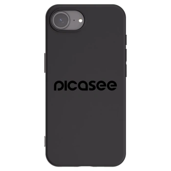 Picasee crna silikonska maskica za Apple iPhone 17e - Picasee - new logo - black