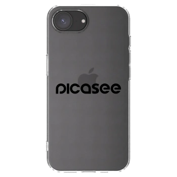 Picasee silikonska prozirna maskica za Apple iPhone 17e - Picasee - new logo - black