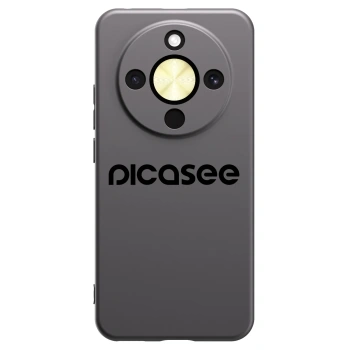 Picasee crna silikonska maskica za Honor Magic8 Lite 5G - Picasee - new logo - black