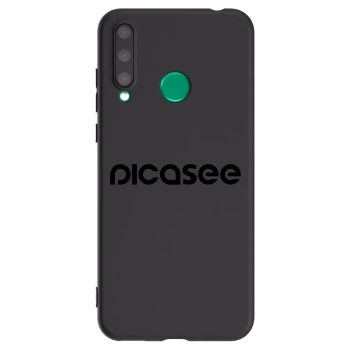 Picasee crna silikonska maskica za Honor 20 Lite - Picasee - new logo - black