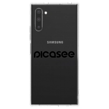 Picasee silikonska prozirna maskica za Samsung Galaxy Note 10 N970F - Picasee - new logo - black
