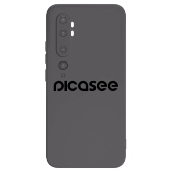 Picasee crna silikonska maskica za Xiaomi Mi Note 10 (Pro) - Picasee - new logo - black
