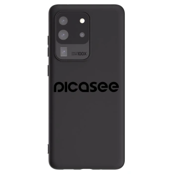Picasee crna silikonska maskica za Samsung Galaxy S20 Ultra 5G G988F - Picasee - new logo - black