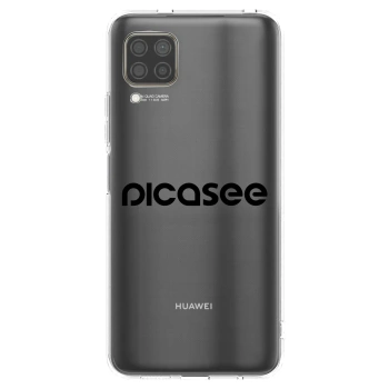 Picasee silikonska prozirna maskica za Huawei P40 Lite - Picasee - new logo - black