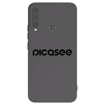 Picasee crna silikonska maskica za Huawei P40 Lite E - Picasee - new logo - black