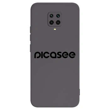 Picasee crna silikonska maskica za Xiaomi Redmi Note 9 Pro - Picasee - new logo - black