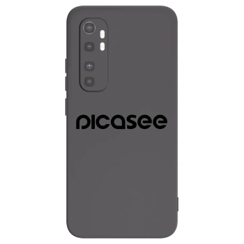 Picasee crna silikonska maskica za Xiaomi Mi Note 10 Lite - Picasee - new logo - black