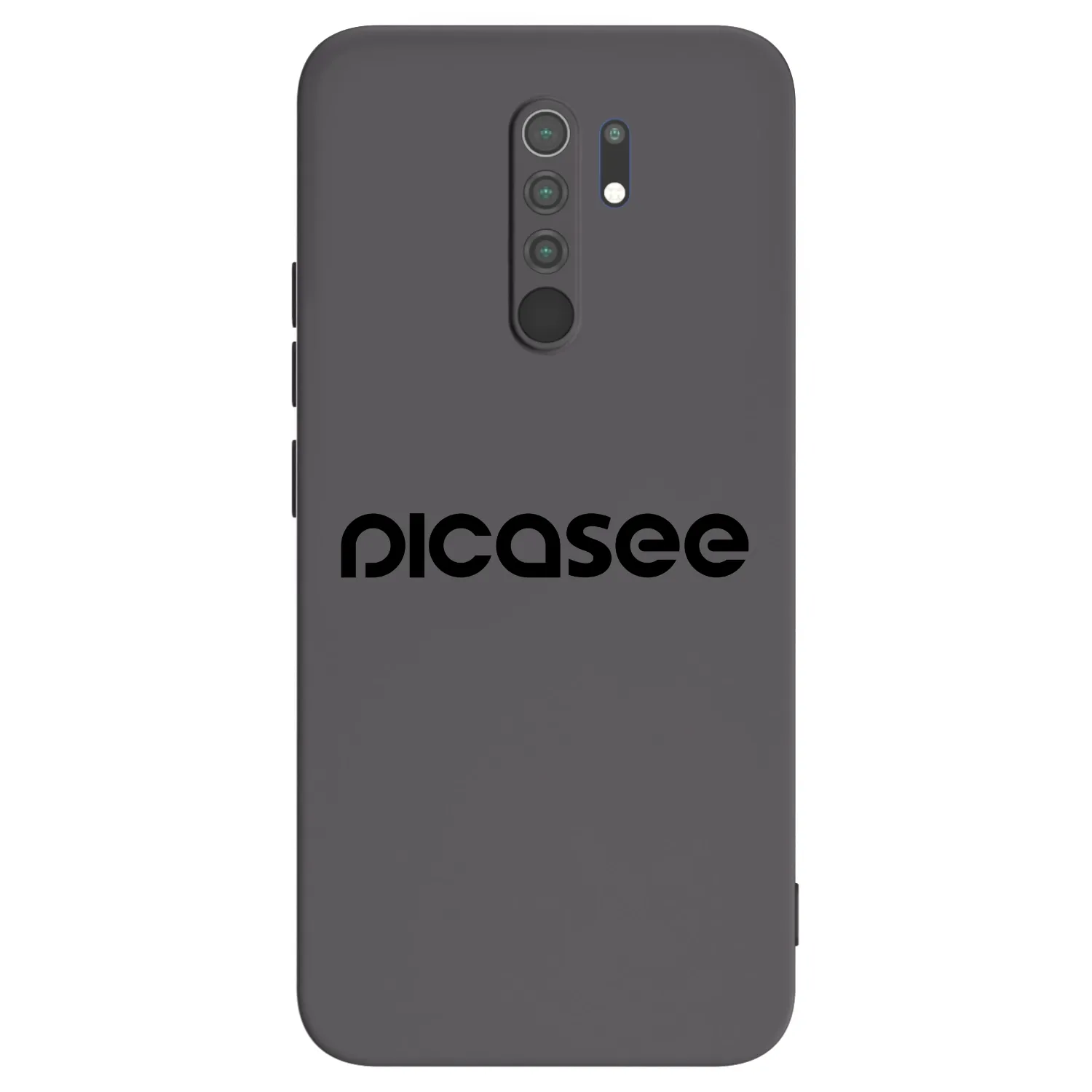 Picasee crna silikonska maskica za Xiaomi Redmi 9 - Picasee - new logo - black