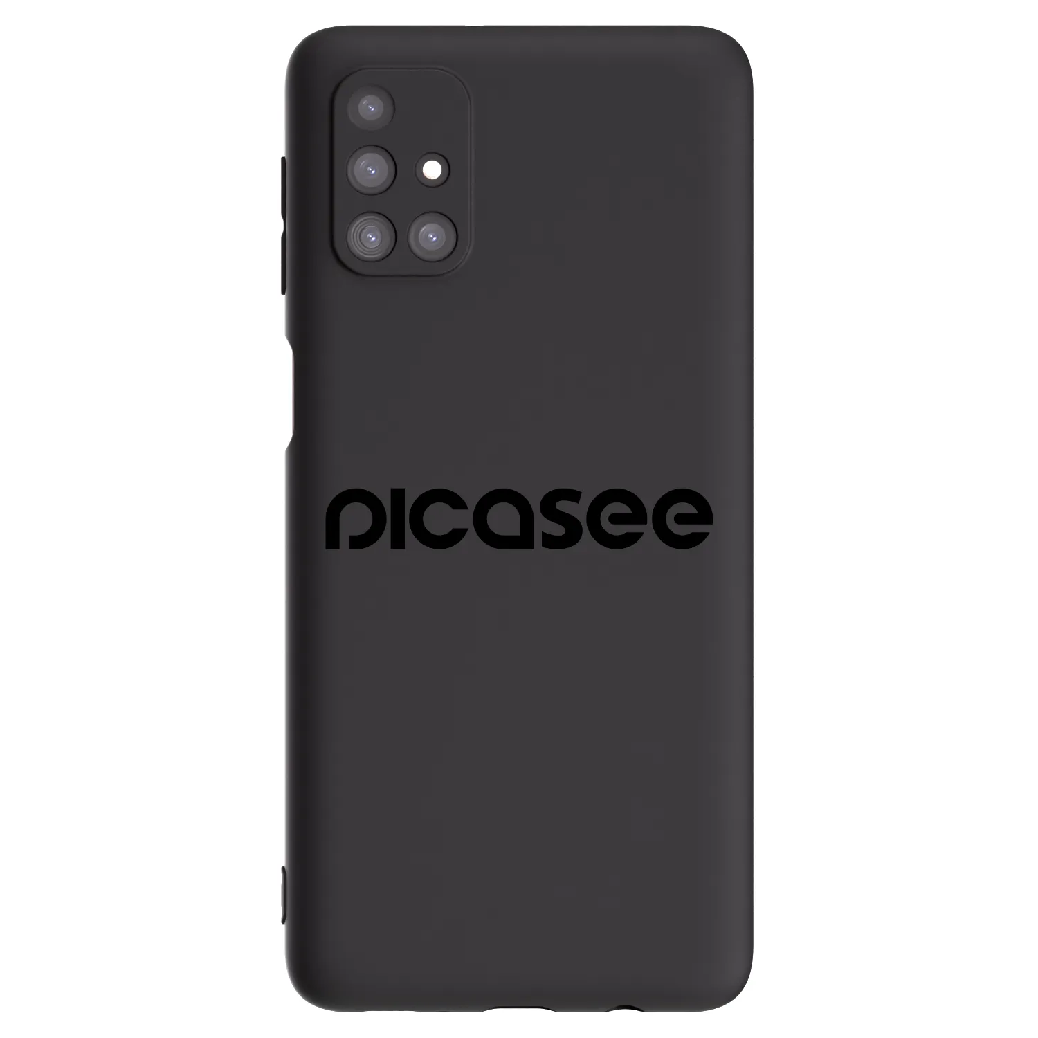 Picasee crna silikonska maskica za Samsung Galaxy M31s - Picasee - new logo - black