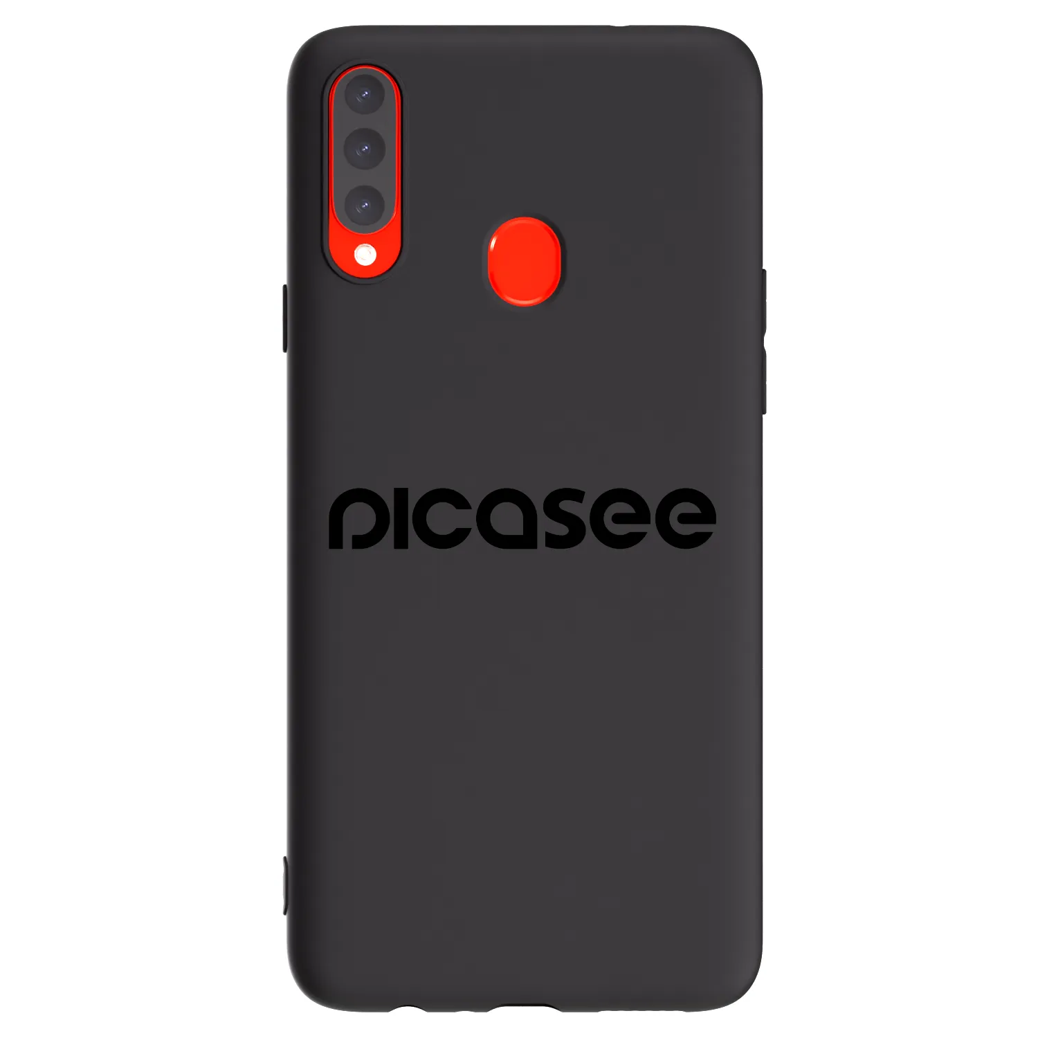 Picasee crna silikonska maskica za Samsung Galaxy A20s - Picasee - new logo - black