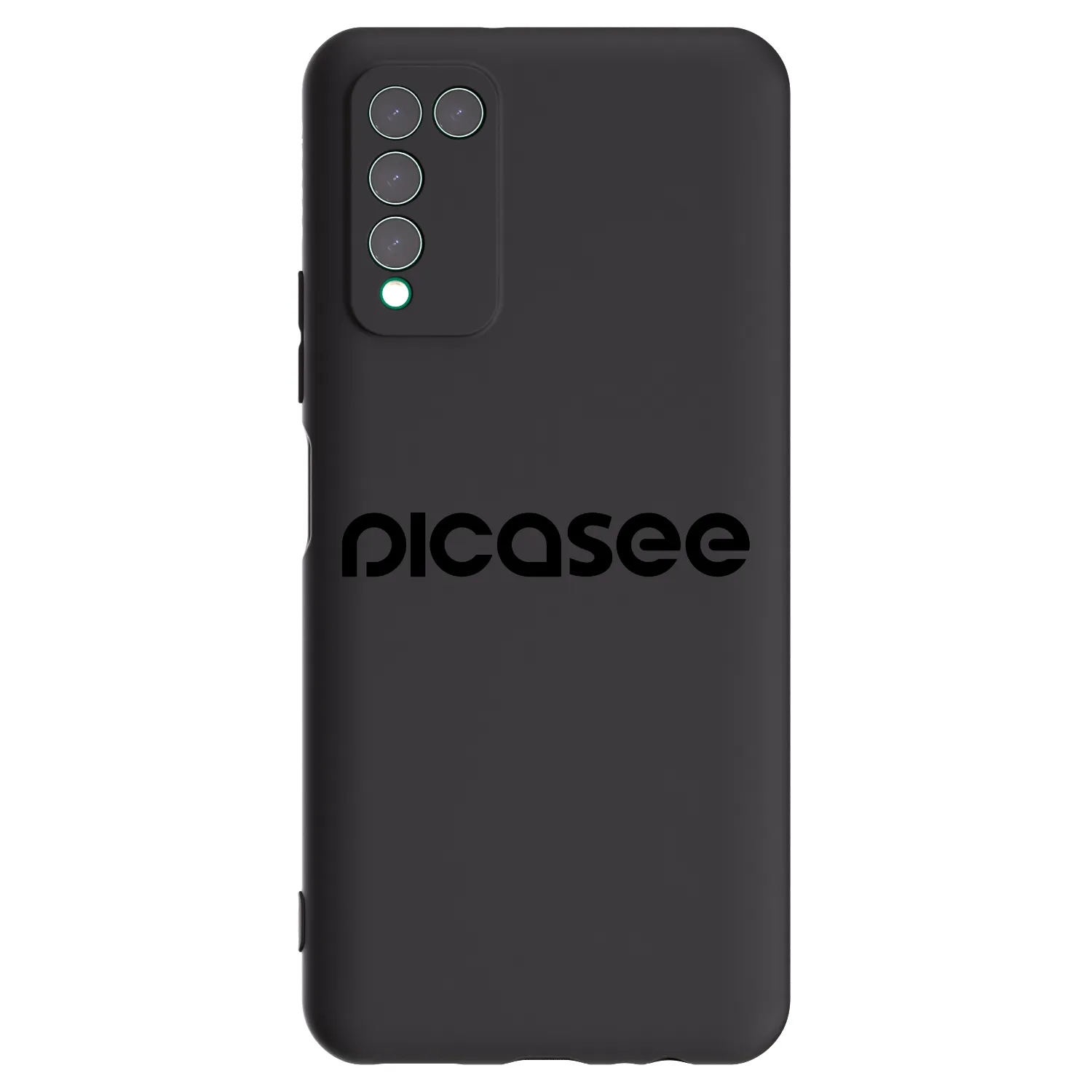 Picasee crna silikonska maskica za Honor 10X Lite - Picasee - new logo - black