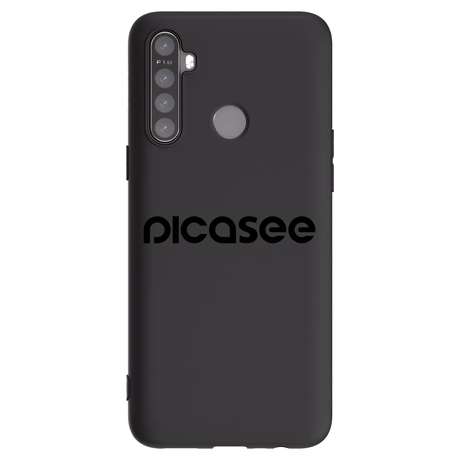 Picasee crna silikonska maskica za Realme 6i - Picasee - new logo - black