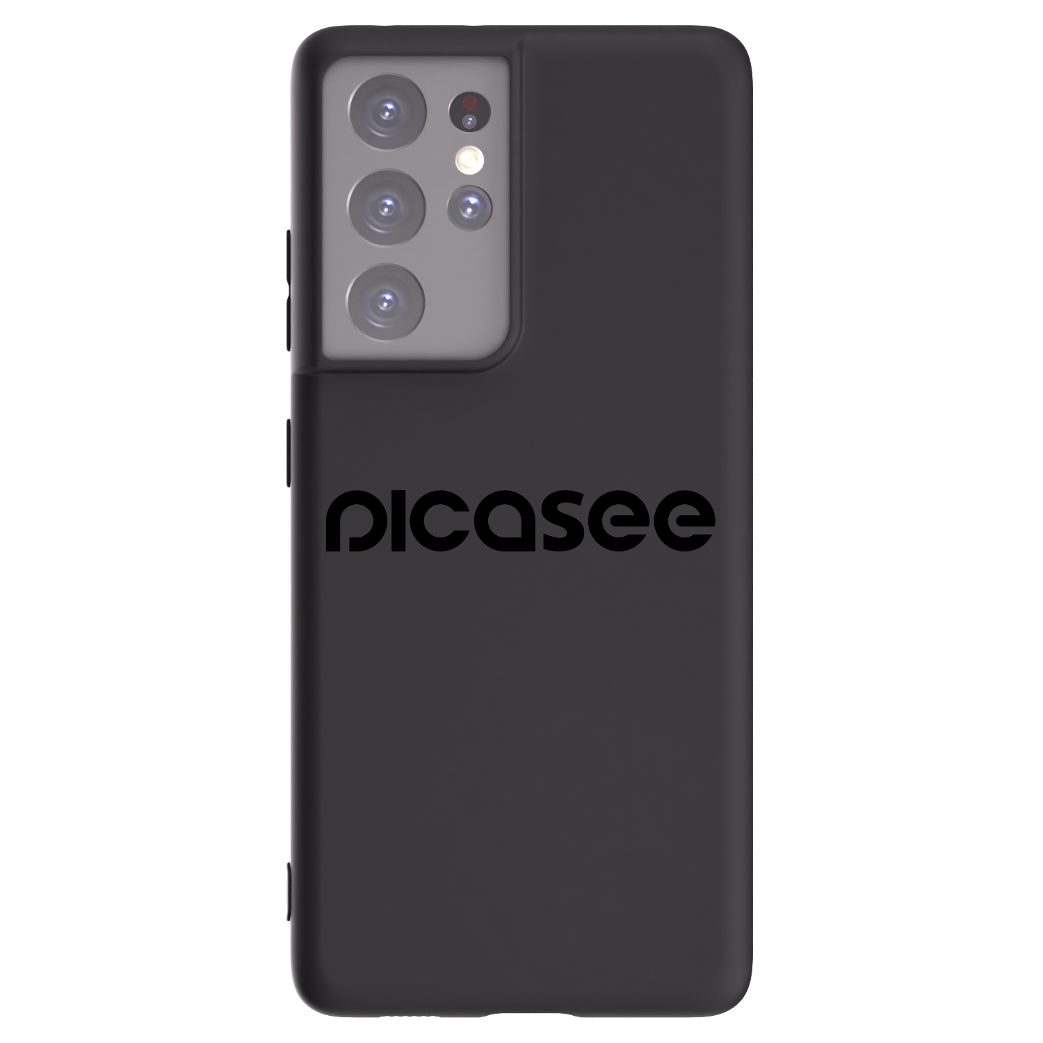 Picasee crna silikonska maskica za Samsung Galaxy S21 Ultra 5G G998B - Picasee - new logo - black