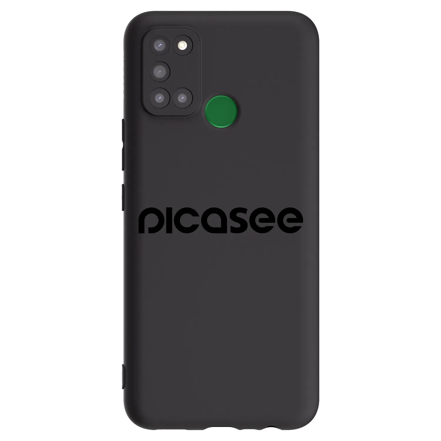 Picasee crna silikonska maskica za Realme 7i - Picasee - new logo - black