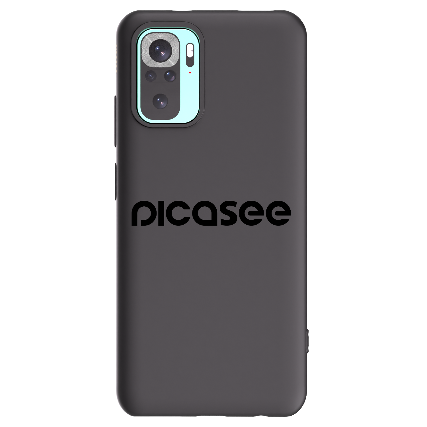 Picasee crna silikonska maskica za Xiaomi Redmi Note 10 Pro - Picasee - new logo - black