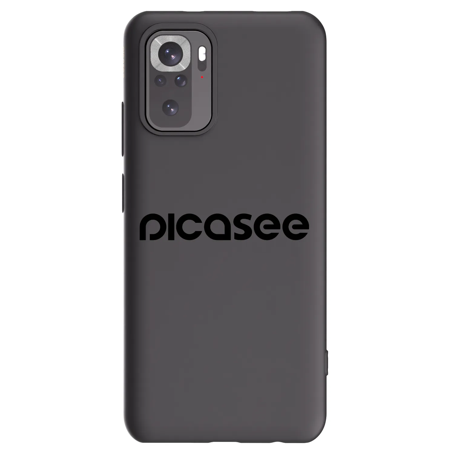 Picasee crna silikonska maskica za Xiaomi Redmi Note 10S - Picasee - new logo - black