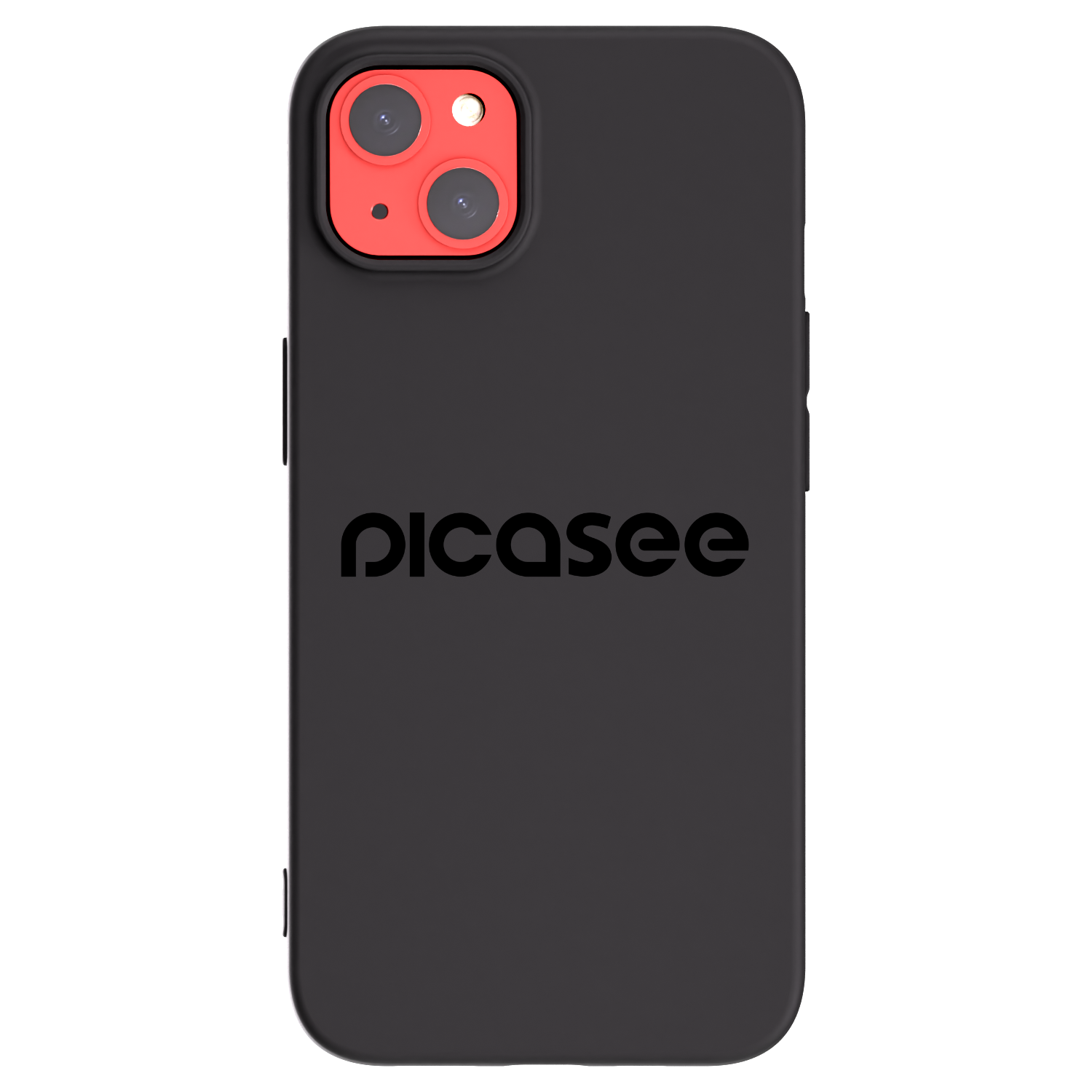 Picasee crna silikonska maskica za Apple iPhone 13 - Picasee - new logo - black