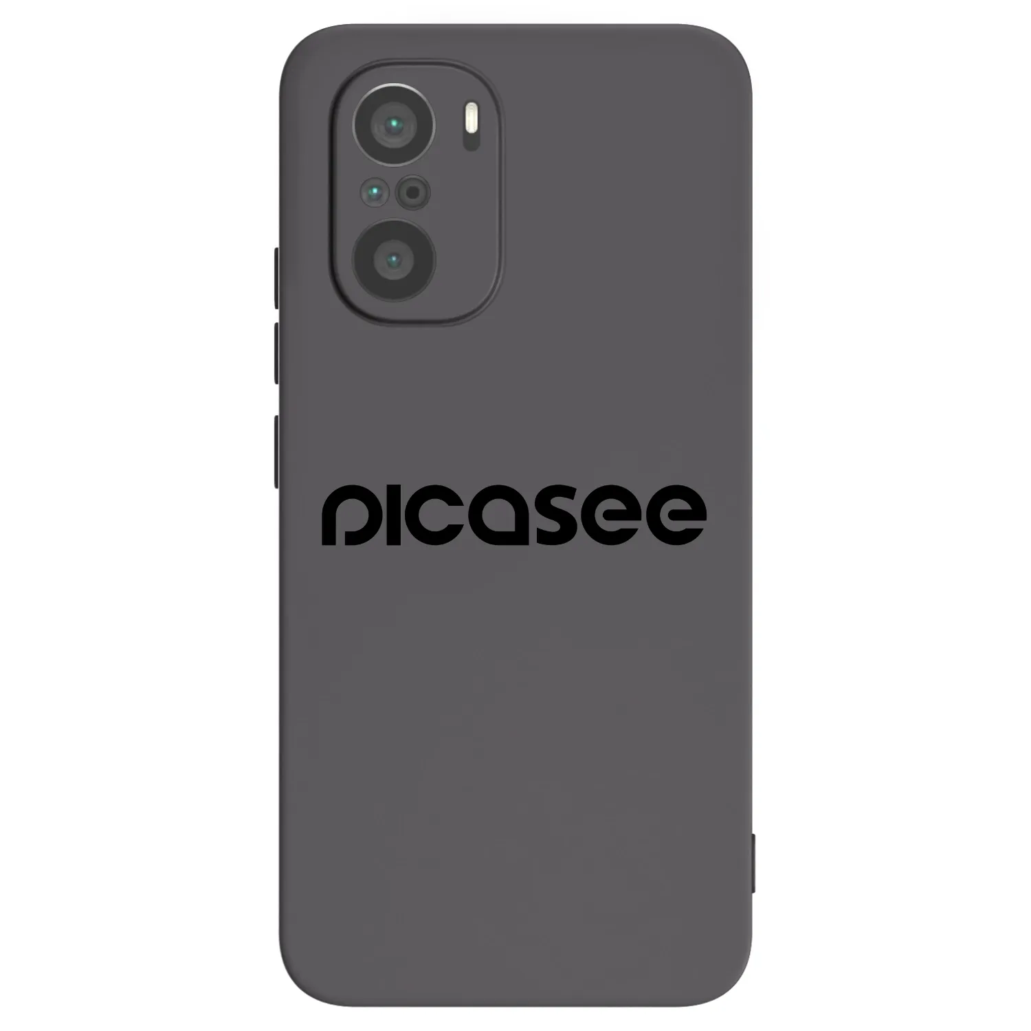 Picasee crna silikonska maskica za Xiaomi Poco F3 - Picasee - new logo - black
