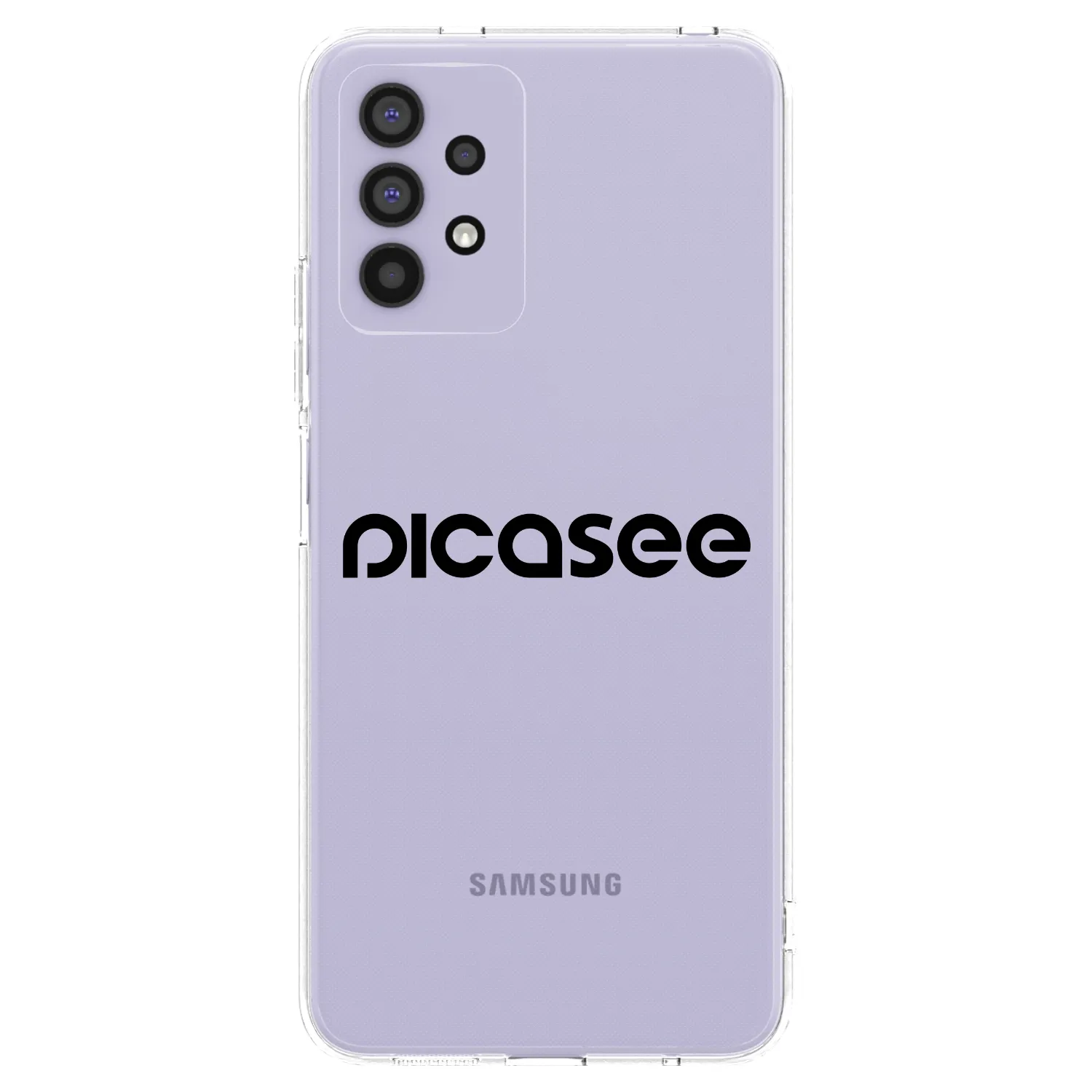 Picasee silikonska prozirna maskica za Samsung Galaxy A32 4G SM-A325F - Picasee - new logo - black