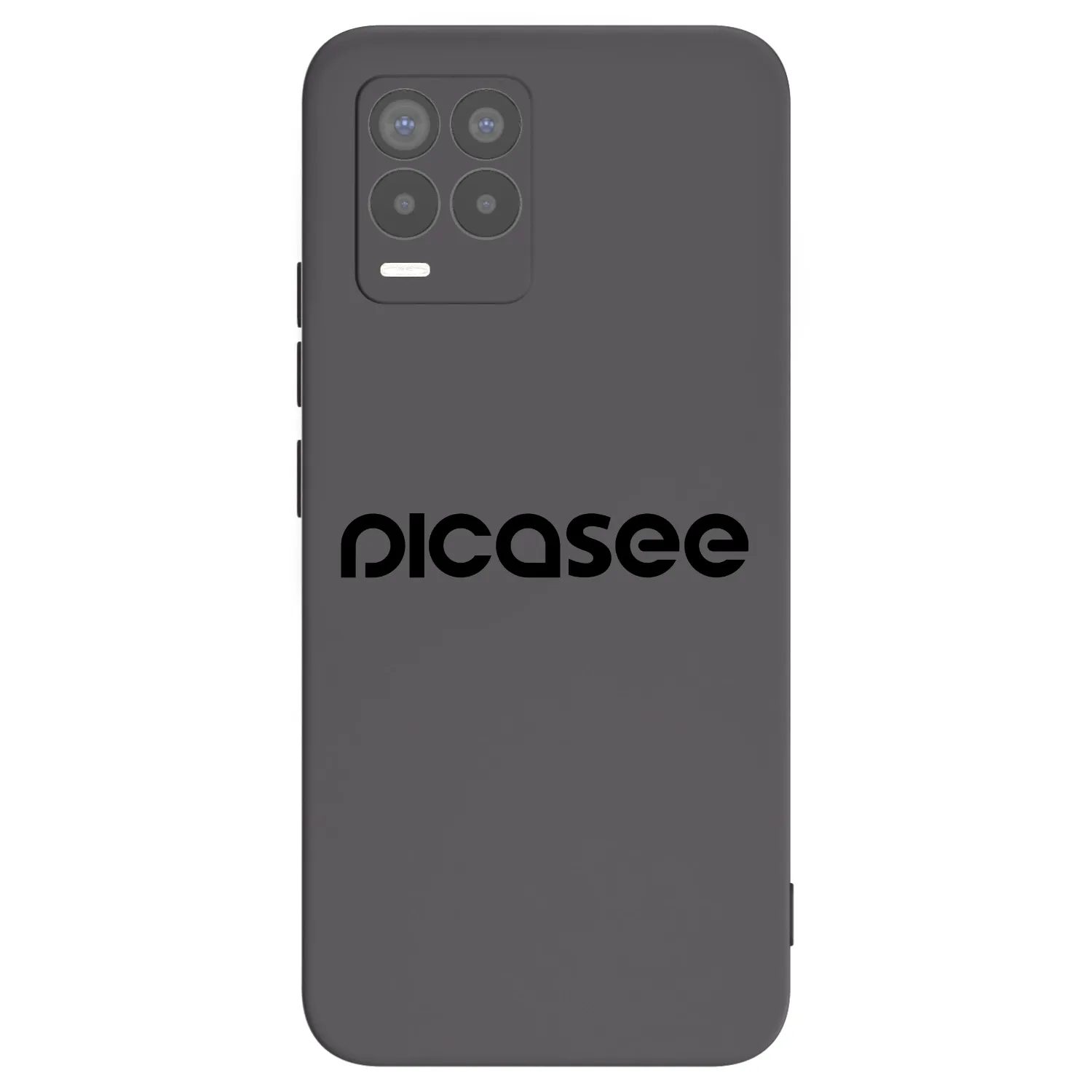 Picasee crna silikonska maskica za Realme 8 Pro - Picasee - new logo - black