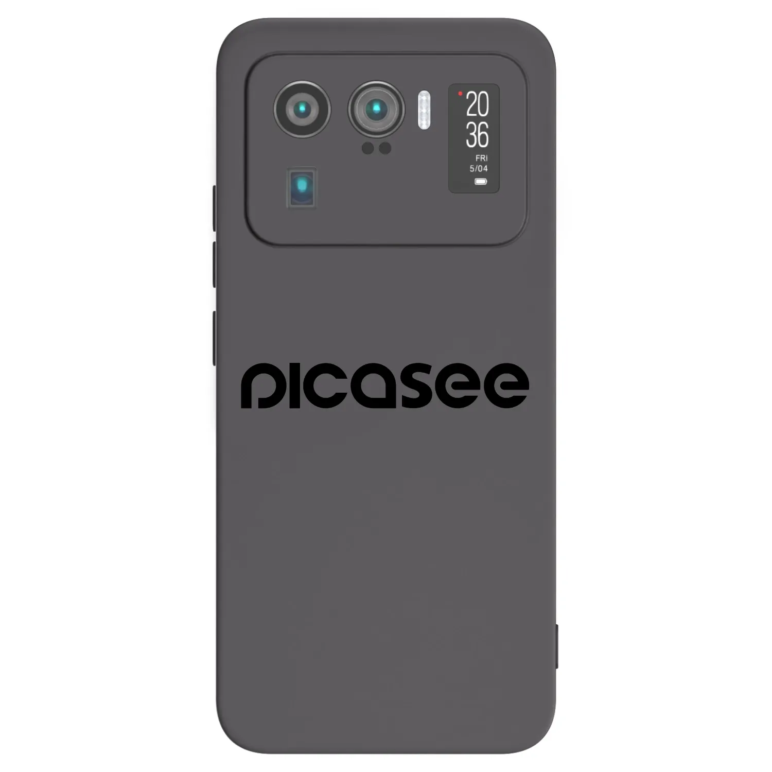 Picasee crna silikonska maskica za Xiaomi Mi 11 Ultra - Picasee - new logo - black
