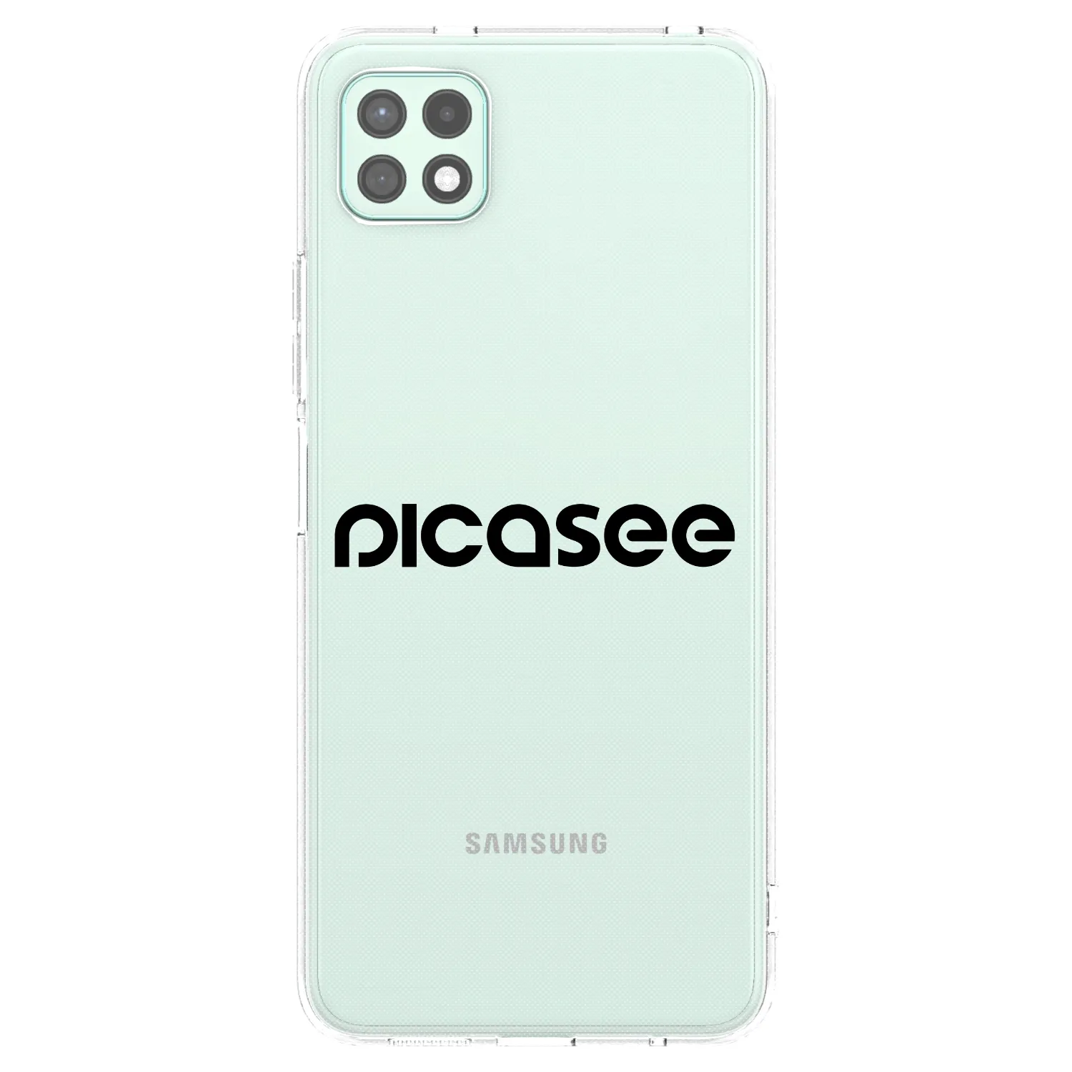 Picasee silikonska prozirna maskica za Samsung Galaxy A22 A226B 5G - Picasee - new logo - black