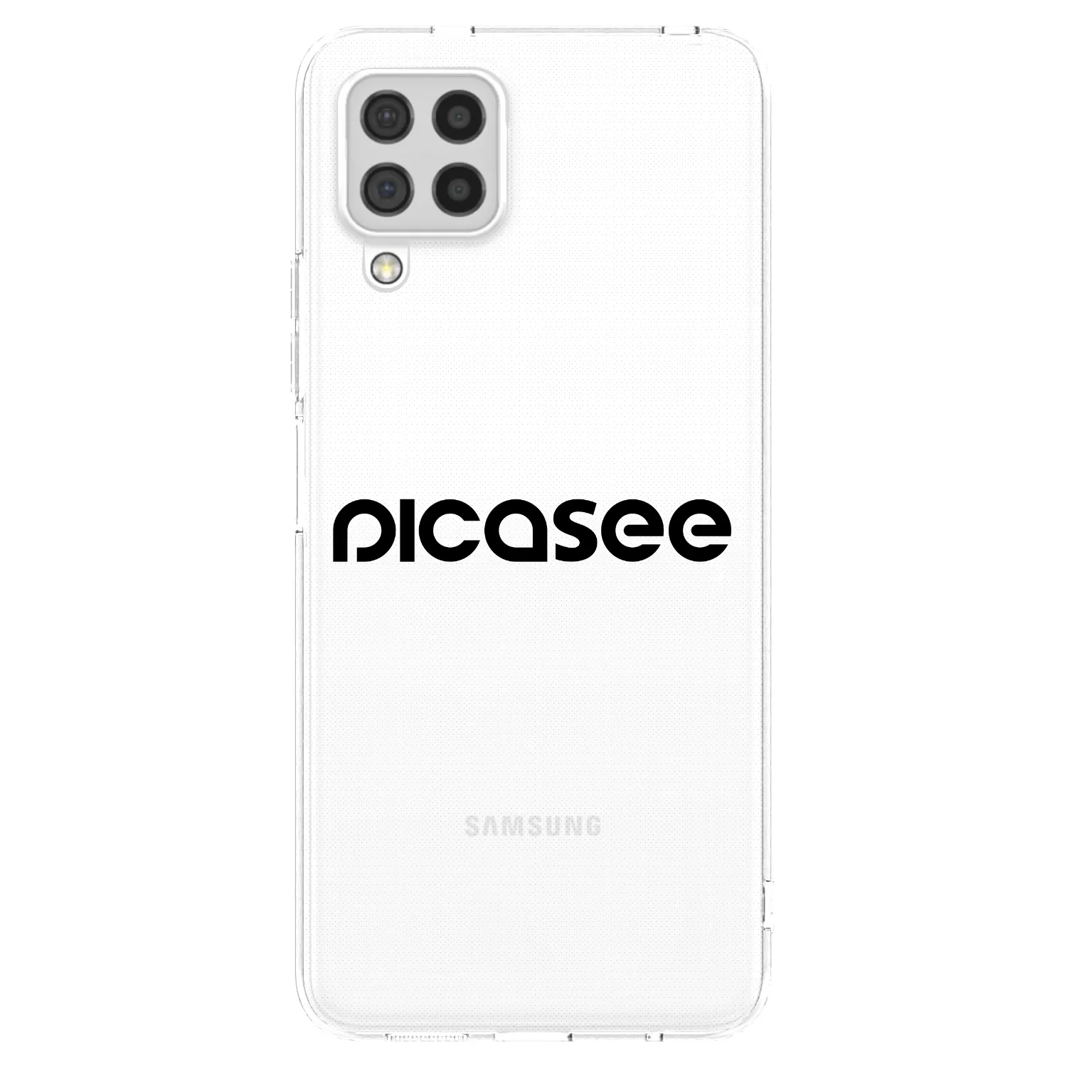 Picasee silikonska prozirna maskica za Samsung Galaxy A22 A225F 4G - Picasee - new logo - black