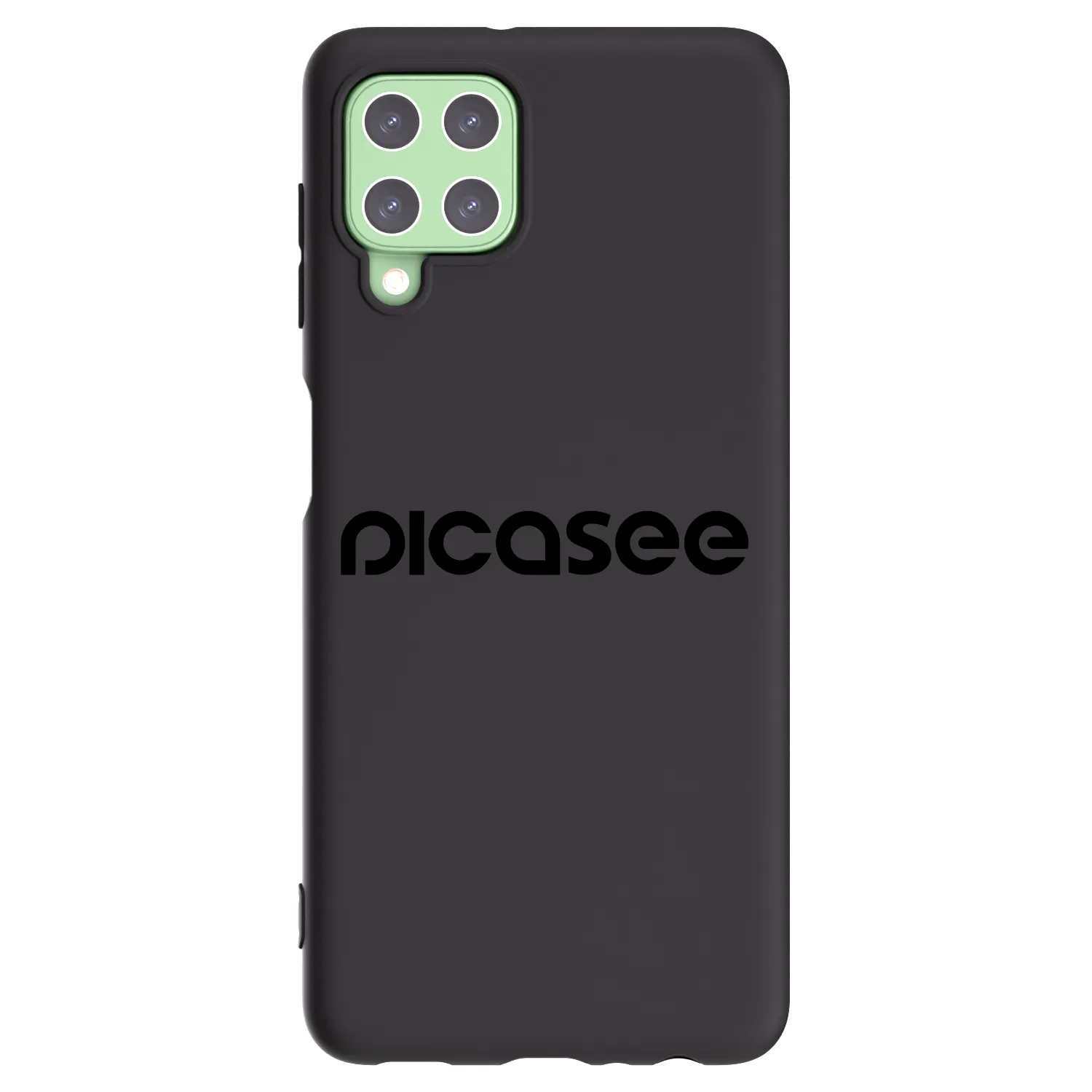 Picasee crna silikonska maskica za Samsung Galaxy A22 A225F 4G - Picasee - new logo - black
