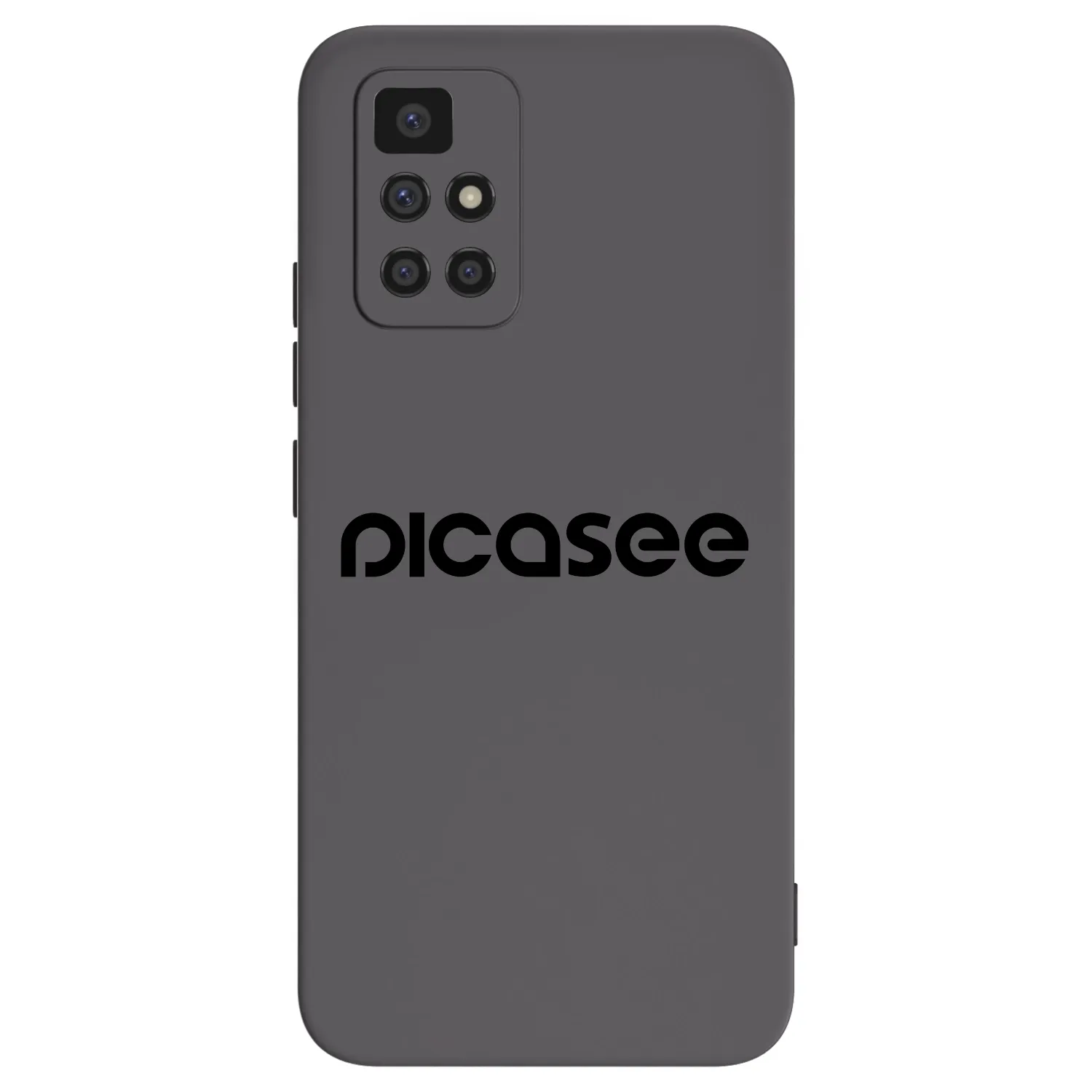 Picasee crna silikonska maskica za Xiaomi Redmi 10 - Picasee - new logo - black