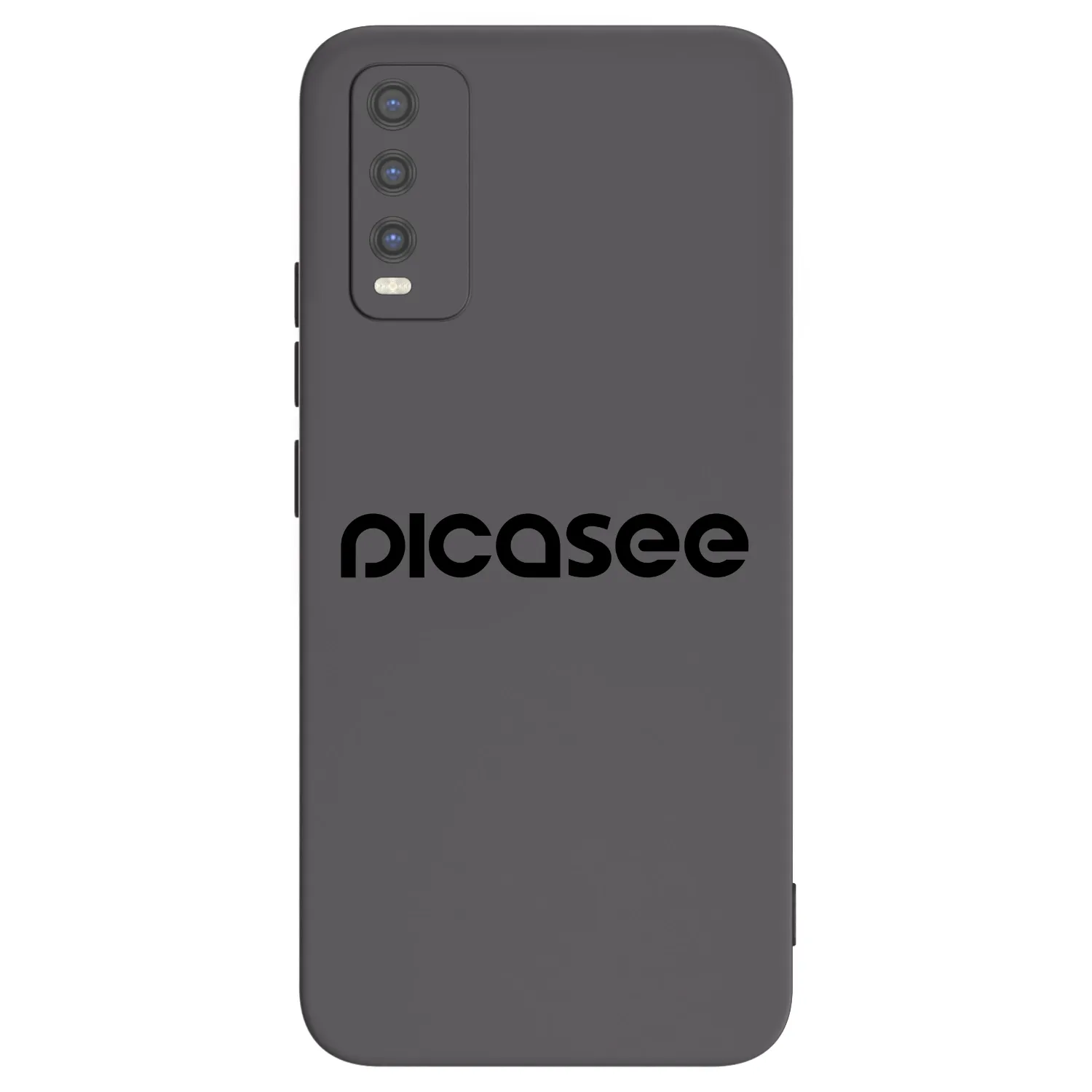 Picasee crna silikonska maskica za Vivo Y20s - Picasee - new logo - black