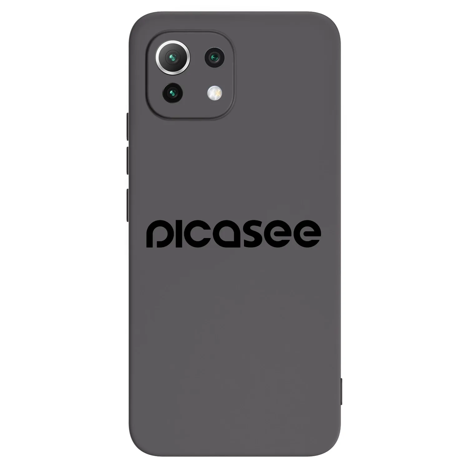 Picasee crna silikonska maskica za Xiaomi 11 Lite 5G NE - Picasee - new logo - black