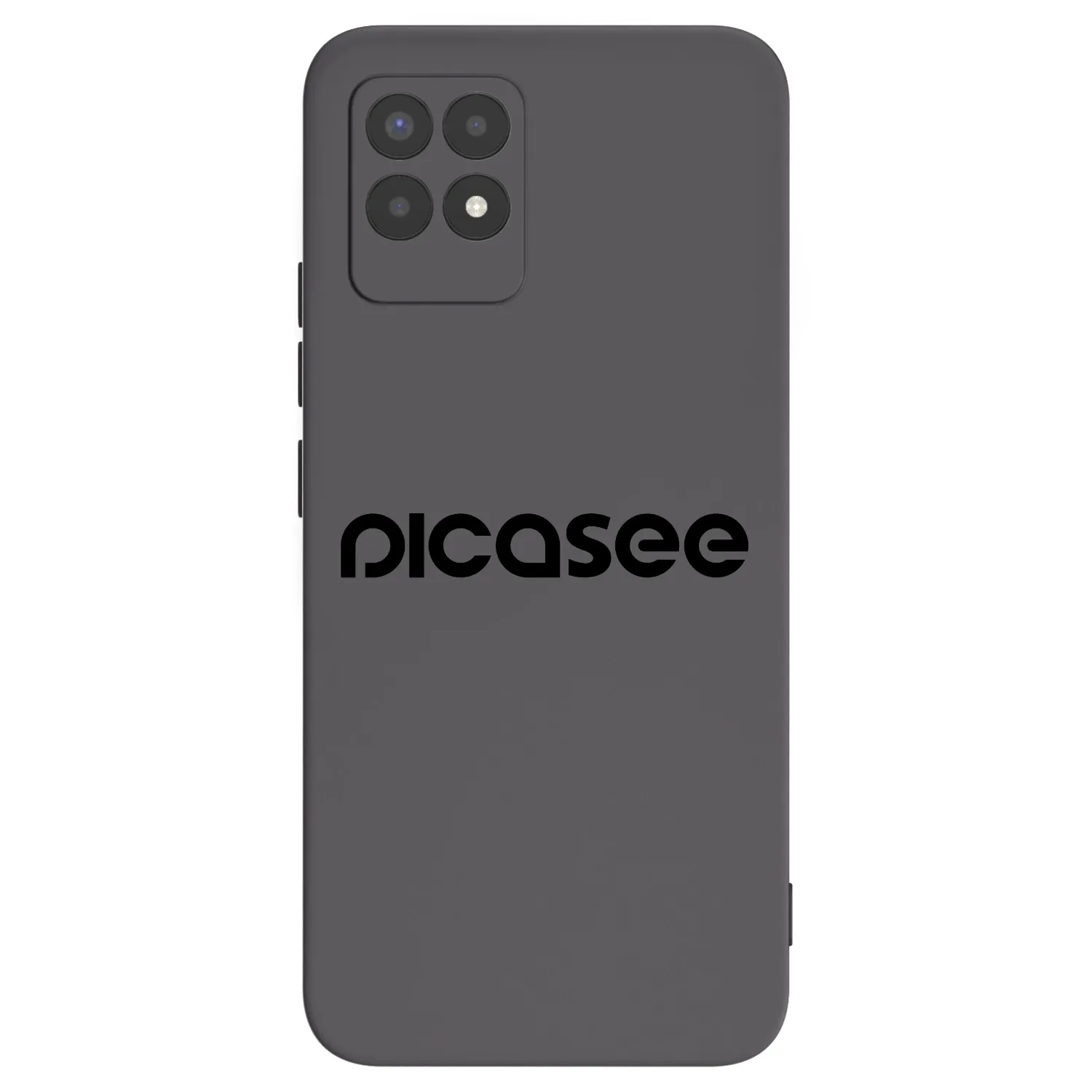 Picasee crna silikonska maskica za Realme 8i - Picasee - new logo - black