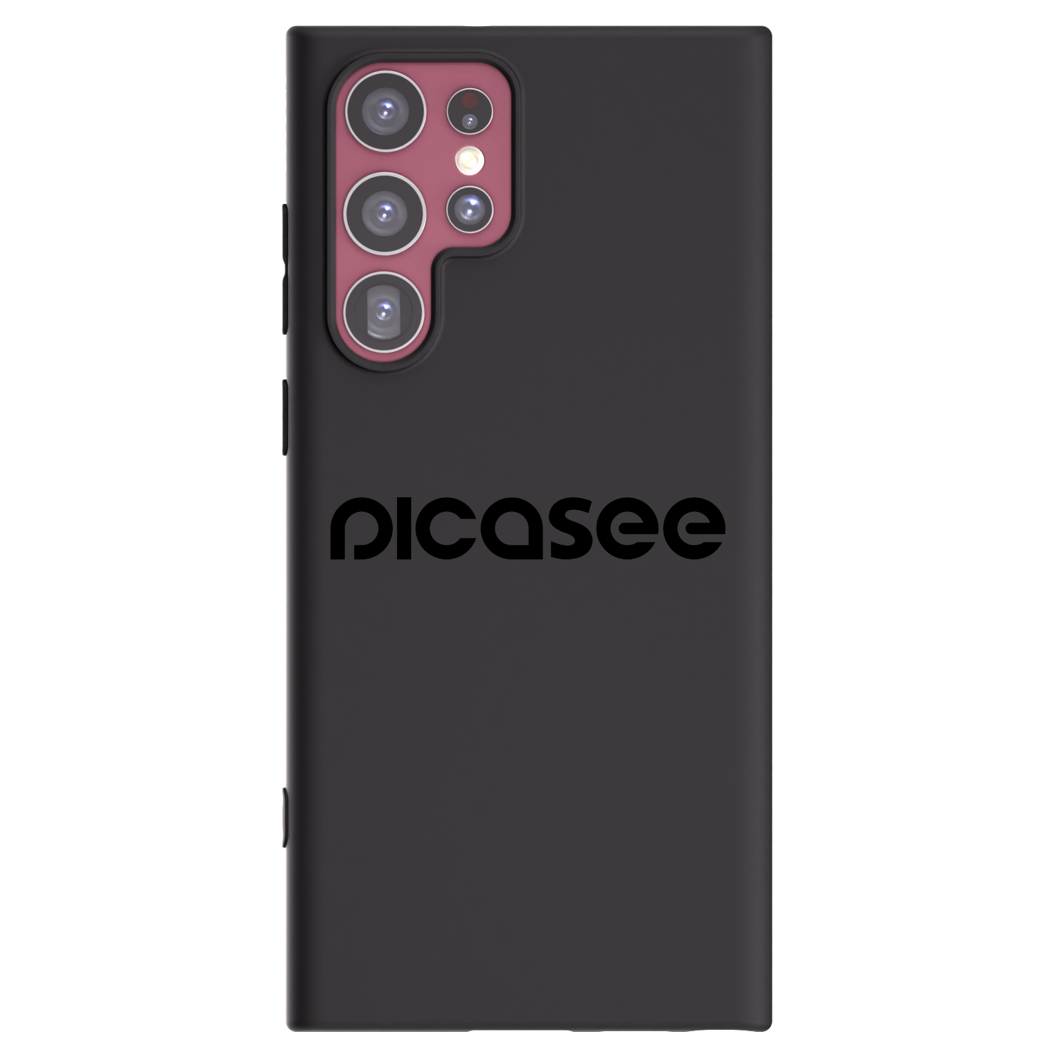 Picasee crna silikonska maskica za Samsung Galaxy S22 Ultra 5G - Picasee - new logo - black