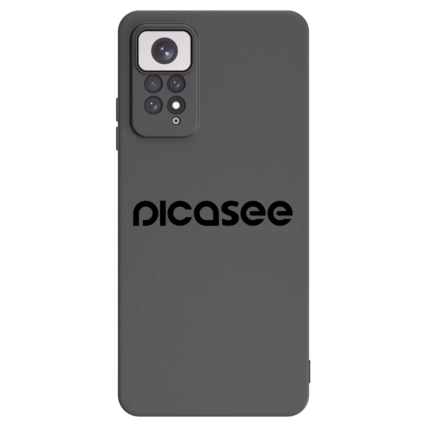 Picasee crna silikonska maskica za Xiaomi Redmi Note 11 - Picasee - new logo - black