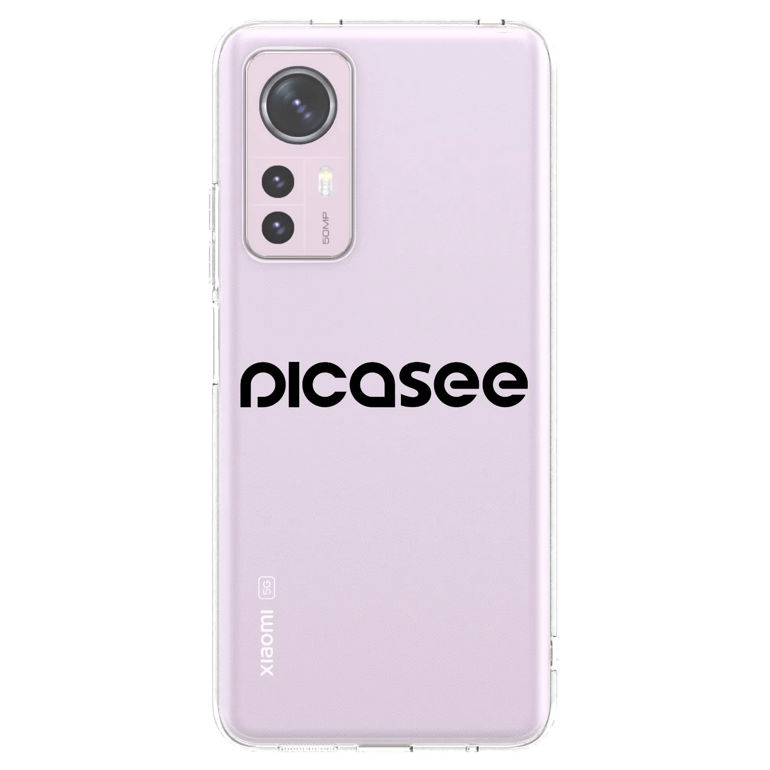 Picasee silikonska prozirna maskica za Xiaomi 12 - Picasee - new logo - black