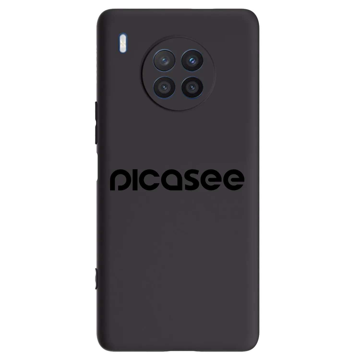 Picasee crna silikonska maskica za Honor 50 Lite - Picasee - new logo - black