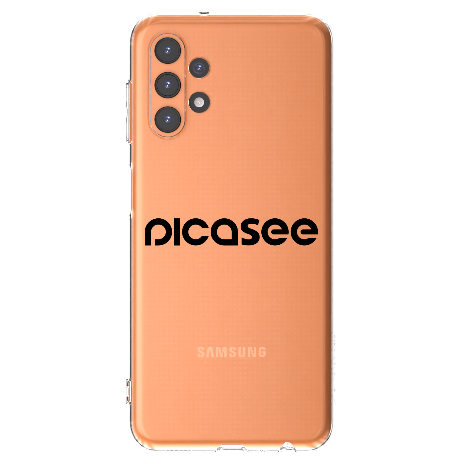 Picasee silikonska prozirna maskica za Samsung Galaxy A13 4G A135 - Picasee - new logo - black