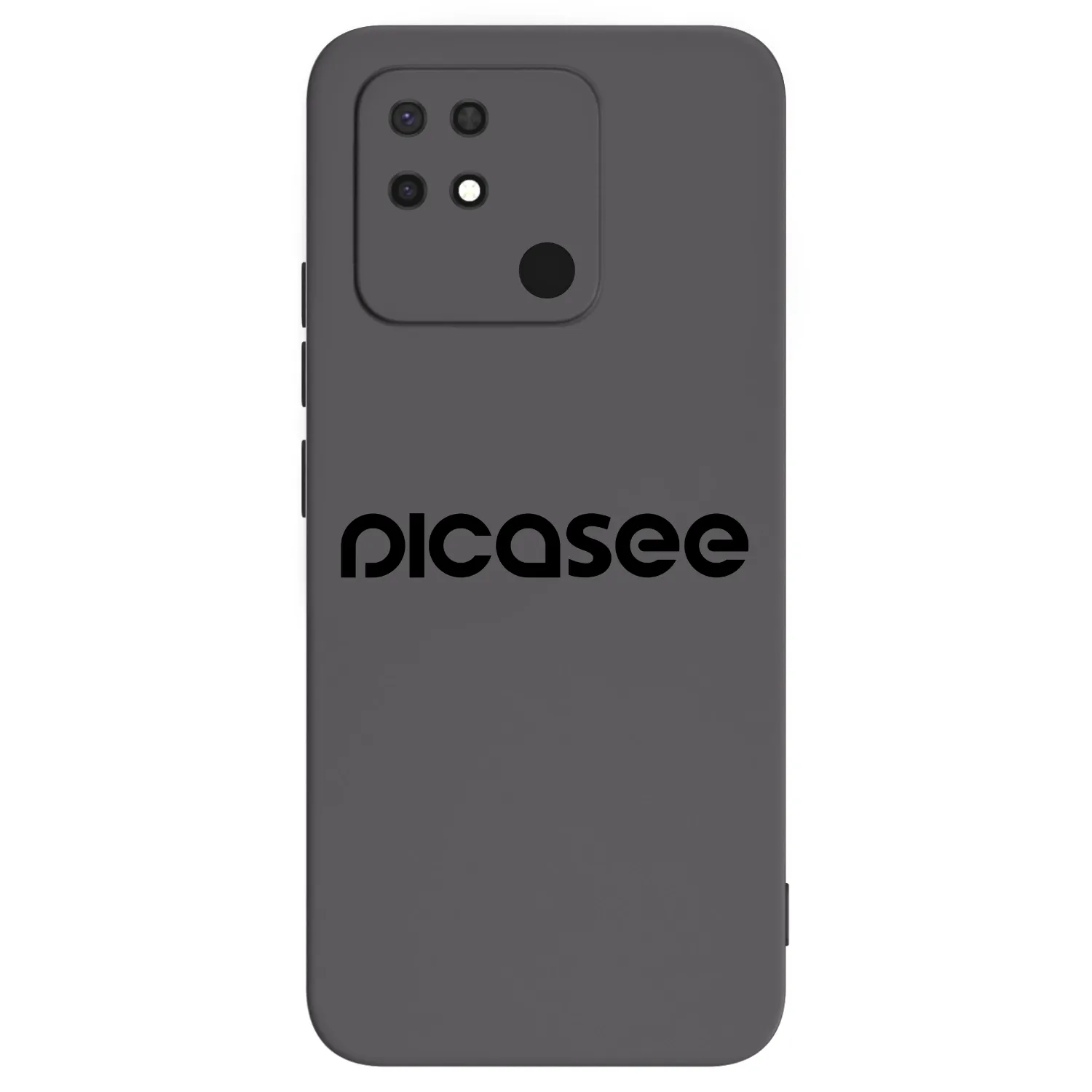 Picasee crna silikonska maskica za Xiaomi Redmi 10C - Picasee - new logo - black