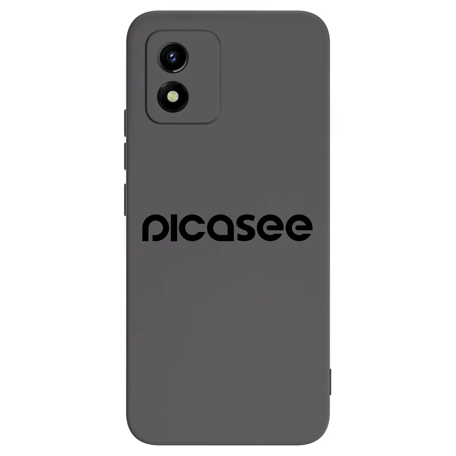 Picasee crna silikonska maskica za Vivo Y01 - Picasee - new logo - black