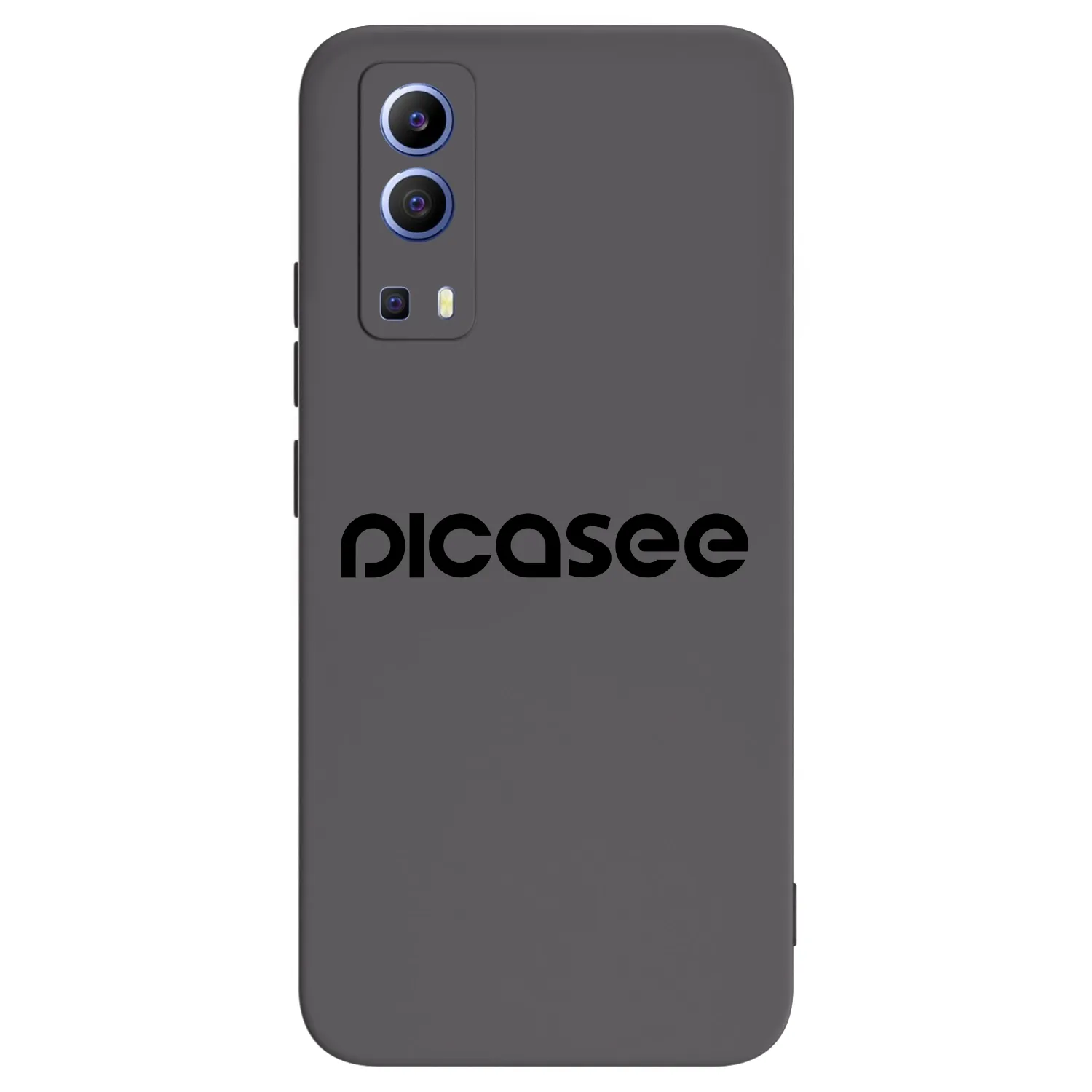 Picasee crna silikonska maskica za Vivo Y52 5G - Picasee - new logo - black