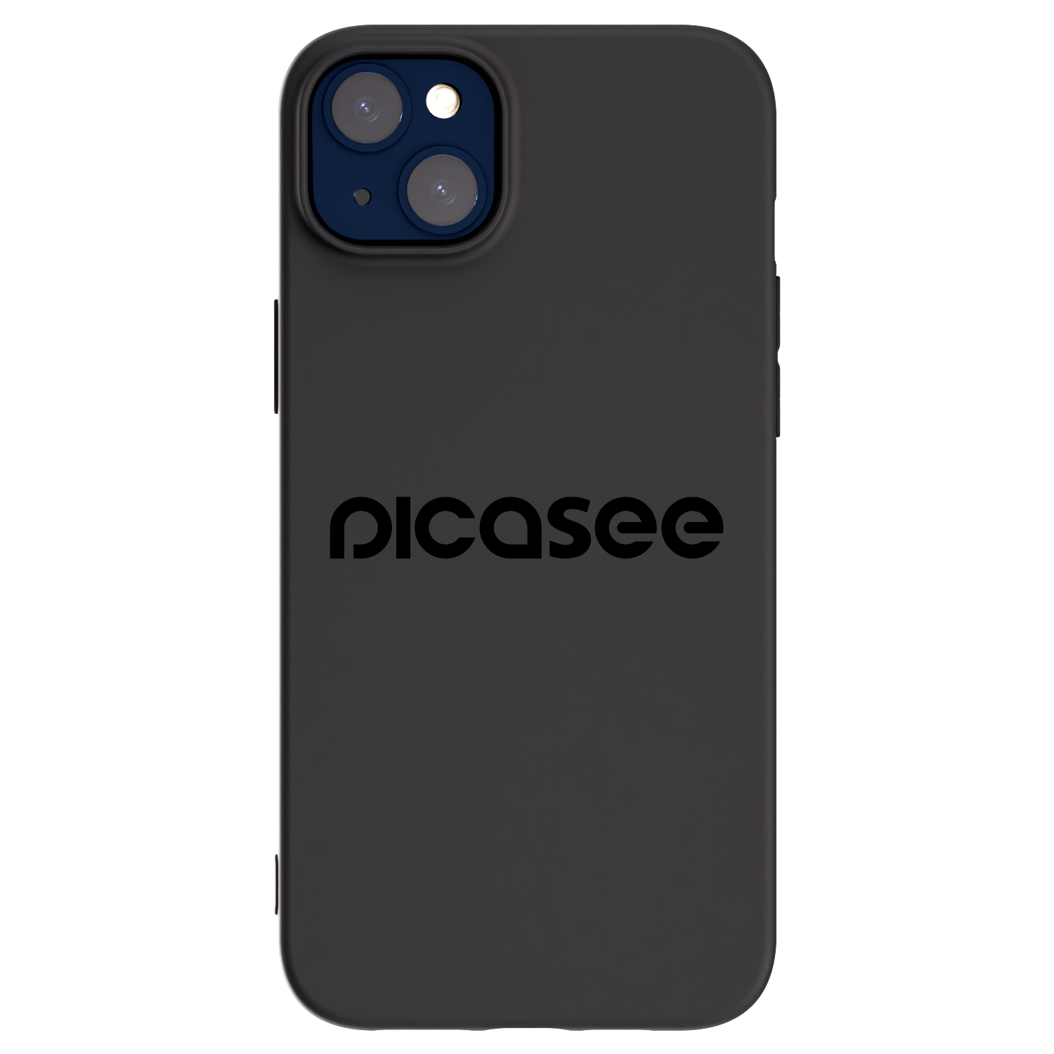 Picasee crna silikonska maskica za Apple iPhone 14 Plus - Picasee - new logo - black
