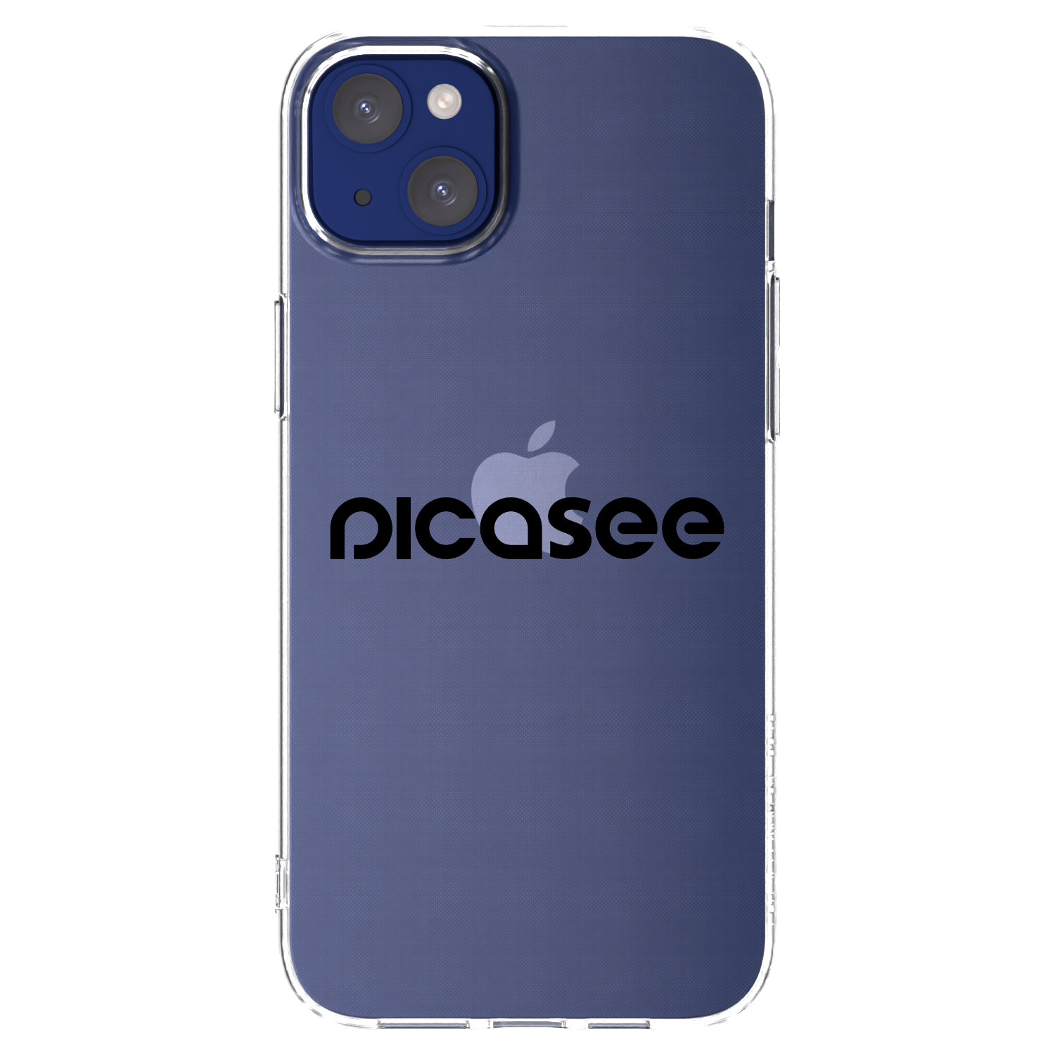 Picasee silikonska prozirna maskica za Apple iPhone 14 Plus - Picasee - new logo - black
