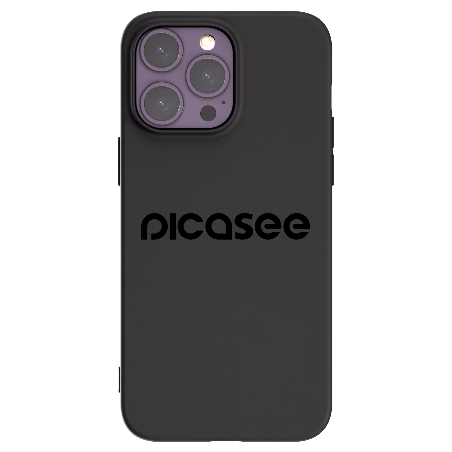 Picasee crna silikonska maskica za Apple iPhone 14 Pro Max - Picasee - new logo - black