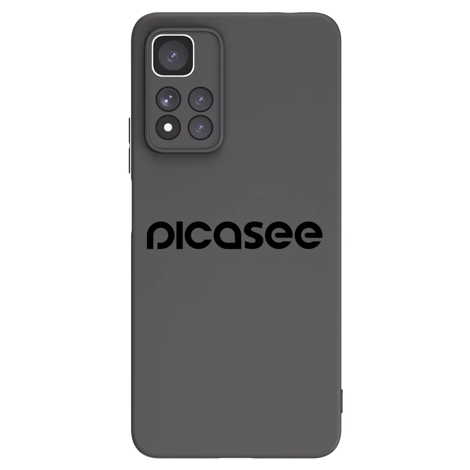 Picasee crna silikonska maskica za Xiaomi Redmi Note 11 Pro+ 5G - Picasee - new logo - black